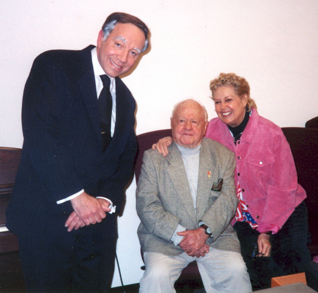 Michael Townsend Wright with Mickey and Jan Rooney